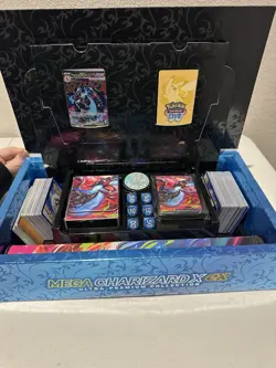 Mega Charizard x EX Ultra Premium Collection Box Opened All Cards And Promos - Image 1