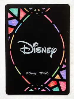 Japan Disney MALEFICENT Stained Glass JOKER Playing Card w/ Sleeve & Top Loader - Image 2