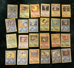 Pokemon TCG Vintage 25 Card Lot Of Common Cards Neo Genesis Discovery Destiny - Image 1