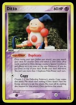 Pokemon Card - Ditto Mr. Mime Delta Species 38/113 Uncommon - Image 1