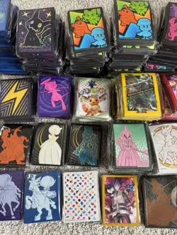 Pokemon TCG Sealed ETB Card Sleeves Assorted Lot of 160 - Image 3