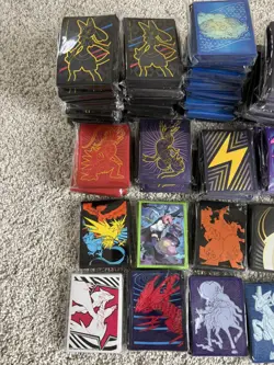 Pokemon TCG Sealed ETB Card Sleeves Assorted Lot of 160 - Image 4