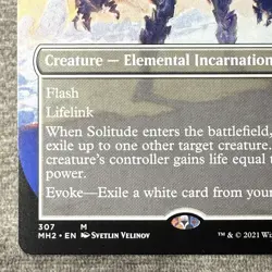 MTG Solitude (Borderless) - Modern Horizons 2 MH2 #307 Non-Foil NM Magic Card - Image 4