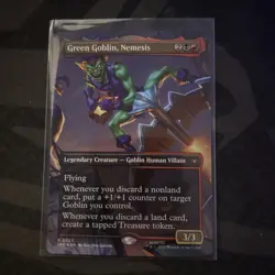 Green Goblin, Nemesis - Rare Borderless 0023 - Marvel's Spider-Man - MTG NM. - Image 1