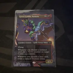 Green Goblin, Nemesis - Rare Borderless 0023 - Marvel's Spider-Man - MTG NM. - Image 2