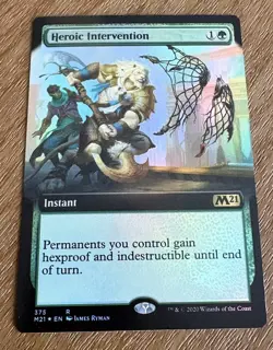 Heroic Intervention (Extended Art) Core Set 2021 Foil - Image 1