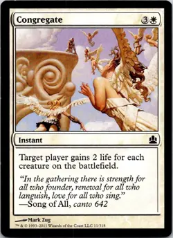 Congregate - 11 - Commander - Magic MTG - LP - Image 1