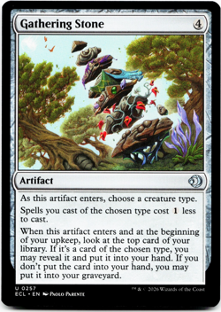 Gathering Stone X4 [Lorwyn Eclipsed] Magic - MTG ECL 0257 PLAYSET NM - Image 2