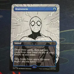 MTG Brainstorm 7016 (Secret Lair) [Marvel's Spider-Man, near mint] - Image 1