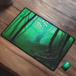 Unstable Woodlands TCG Playmat, MTG, Magic The Gathering, Large Mousepad - Image 4