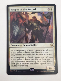 x1 FOIL Keeper of the Accord R MTG Commander Legends LP, English - Image 1