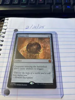 Torpor Orb #0027 (NM) Thunder Junction: Big Score Magic MTG - Image 1