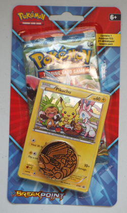 Pokemon 2016 BreakPoint Checklane Blister Pack w Pikachu XY95 Promo Card - Image 1
