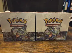 x2 Boxes Pokemon Stellar Crown Booster Box Factory Sealed - Image 1