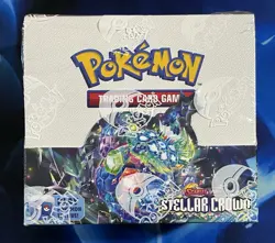 Pokemon 2024 Scarlet & Violet Stellar Crown Booster Box TCG Nm M - Image 1