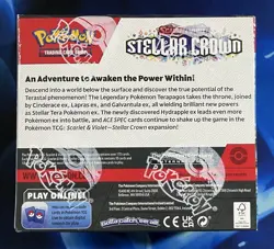 Pokemon 2024 Scarlet & Violet Stellar Crown Booster Box TCG Nm M - Image 3