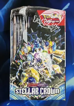 Pokemon 2024 Scarlet & Violet Stellar Crown Booster Box TCG Nm M - Image 4