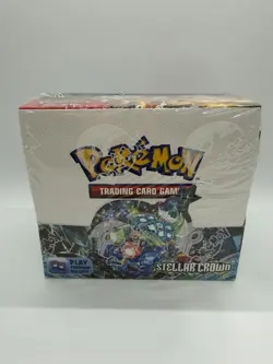 Pokemon TCG Stellar Crown Booster Box - Factory Sealed (36 Packs) - Image 1