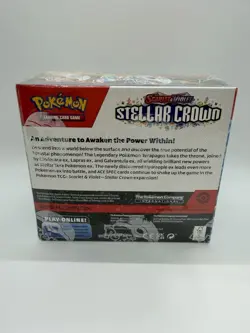 Pokemon TCG Stellar Crown Booster Box - Factory Sealed (36 Packs) - Image 3