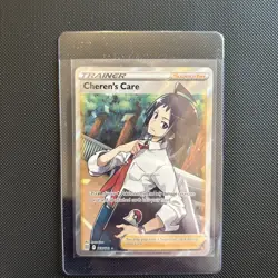 Pokemon TCG Cheren’s Care 168/172 Brilliant Stars Full Art Trainer NM - Image 1
