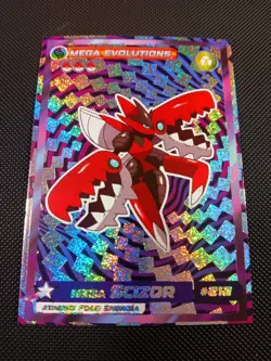 Pokemon Mega Scizor Mega Evolutions Set Galaxy Holo Peru US Seller - Image 1