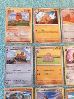 DIGLETT & DUGTRIO BUNDLE OF POKEMON CARDS - Image 2