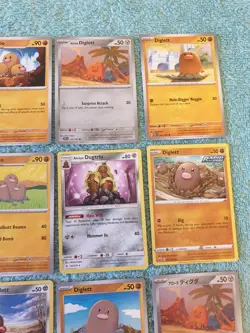 DIGLETT & DUGTRIO BUNDLE OF POKEMON CARDS - Image 3