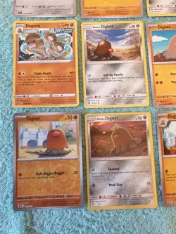DIGLETT & DUGTRIO BUNDLE OF POKEMON CARDS - Image 4