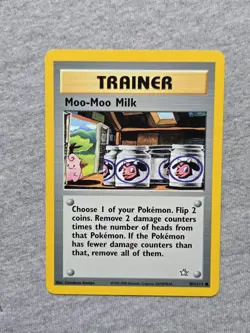 Moo-Moo Milk 101/111 Pokemon Neo Genesis Common - Image 1