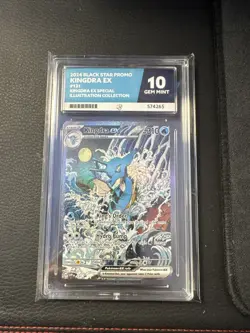 Pokemon TCG Kingdra EX 131 Promo Shrouded Fable Edition Ace 10 Graded Gem Mint - Image 1