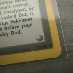 Clefairy Doll 70/102 Base Set Rare Unlimited Pokemon TCG - Image 5
