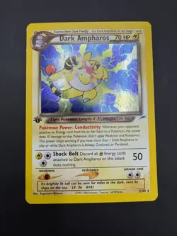 1st Edition Dark Ampharos 1/105 Neo Destiny LP Condition - Pokemon TCG - Image 1