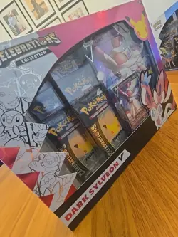 Pokemon TCG Celebrations Dark Sylveon Box Collection 25th Anniversary - Image 2