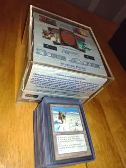 MTG Ice Age, 10 Starter Decks,10 Rule Books,60 Card Decks W/ Display Box & Case - Image 1