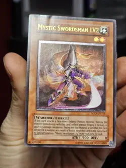 Yu-Gi-Oh! TCG Mystic Swordsman LV2 Unlimited Ultimate Rare SOD-EN011 HP/DMG - Image 1