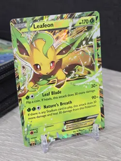 Pokemon Card TCG Leafeon EX 10/83 Generations XY 2016 Ultra Rare Card - Image 1