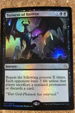 Torment of Hailfire Prerelease Cards Foil - Image 1
