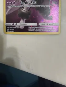 Pokemon TCG Armored Mewtwo SM228 SM Promo Holo Psychic Raid 130 HP 120 Card - Image 2
