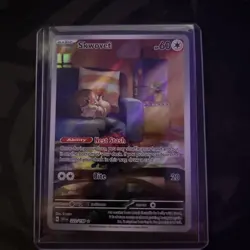 Pokemon TCG Skwovet Card 222/198 Illustration Rare, Near Mint Condition - Image 1