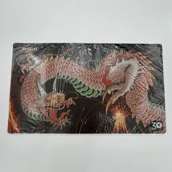 MTG 30th Anniversary Shivan Dragon Playmat Japanese Sealed TCG Standard Size - Image 1