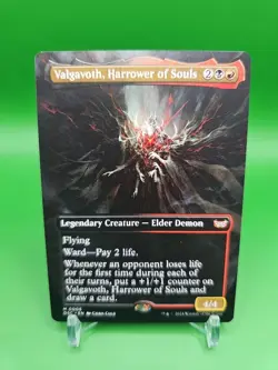 Valgavoth, Harrower of Souls (Borderless) Commander: Duskmourn: House of Horror - Image 1