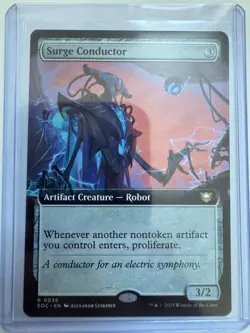 Surge Conductor (Extended Art Non-Foil) Commander: Edge of Eternities #0039 NM - Image 1