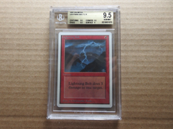 Lightning Bolt BGS 9.5 GEM MINT [Unlimited] Mtg Magic Free Tracking! - Image 1