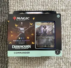 Magic The Gathering Duskmourn House of Horror Miracle Worker MTG Commander Deck - Image 1