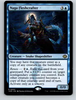 Magic the Gathering HP Naga Fleshcrafter Tarkir: Dragonstorm MTG Free Shipping! - Image 1