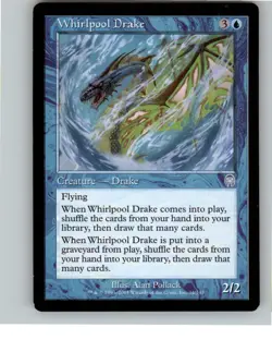 MTG Whirlpool Drake U The List Reprints 34/143 LP Magic The Gathering - Image 1