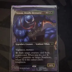 Venom Deadly Devourer | Borderless Non-foil | Rare | MTG 0022 | (NM) Near Mint - Image 1