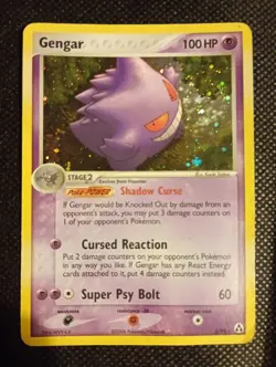 Pokemon Gengar 5/92 EX Legend Maker - HOLO - eng SWIRL - Image 2