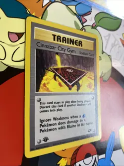 Pokemon TCG 113/132 Cinnabar City Gym Gym Challenge 1st Ed Uncommon NM - Image 2