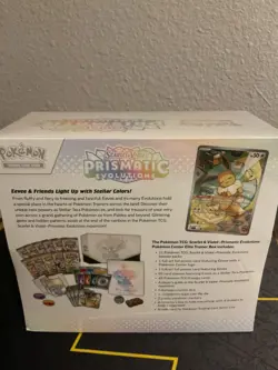 Prismatic Evolutions Pokemon Center ETB Elite Trainer Box (LARGE TEAR) - Image 3